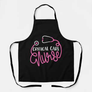 Das Logo "Critical Care Nurse" für kritische Pfleg Schürze