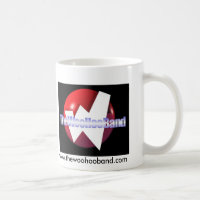 Das Logo der anflehen Hoo Bandkaffee-Tasse w/black