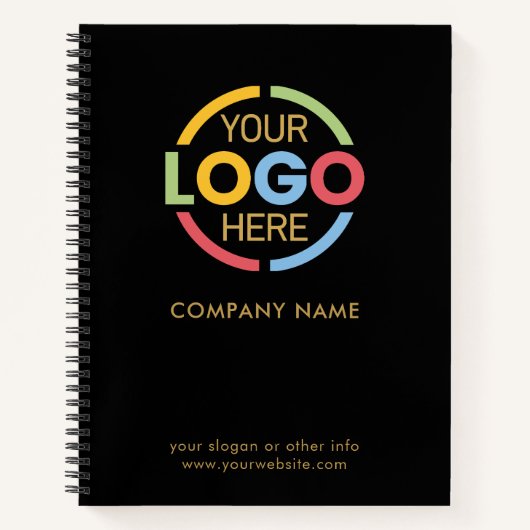 Das Logo der Black Gold Business Company Notizblock (Vorderseite)