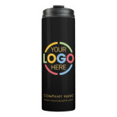 Das Logo der Black Gold Corporate Company Thermosbecher (Vorderseite)