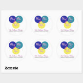 Das Logo der kollektiven Weisheit Runder Aufkleber (Blatt)