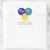 Das Logo der kollektiven Weisheit Runder Aufkleber (Tasche)