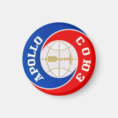 Das Logo der Mission Apollo-Soyuz Magnet (Vorne)