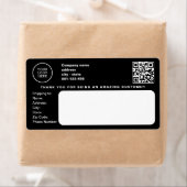 Das Logo der modernen Business Company für schwarz (Insitu)