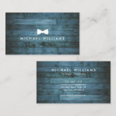 Das Logo der rustikalen und raffinierten Männerbüg Visitenkarte (Vorne/Hinten)