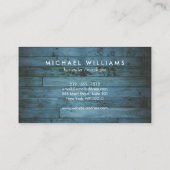 Das Logo der rustikalen und raffinierten Männerbüg Visitenkarte (Rückseite)