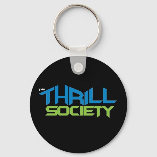Das Logo der Thrill Society Schlüsselanhänger (Vorderseite)