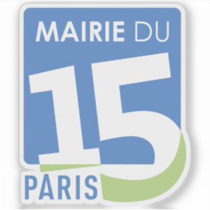 Das Logo des 15. Pariser Arrondissements Aufkleber