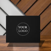 Das Logo des einfachen modernen Unternehmens Gästebuch