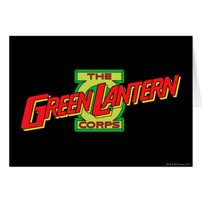 Das Logo des grünen Laternenkorps (Vorderseite (Horizontal))