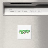 Das Logo des grünen Laternenkorps 2 Magnet (In Situ (Geschirrspüler))