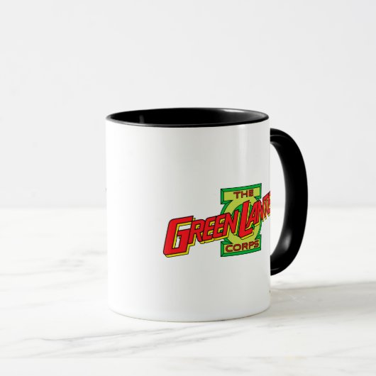 Das Logo des grünen Laternenkorps Tasse (VorderseiteRechts)