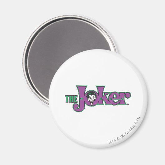 Das Logo des Jokers Magnet (Vorderseite/Rückseite)