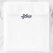 Das Logo des Jokers Runder Aufkleber (Tasche)