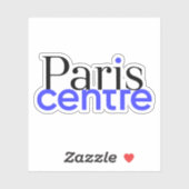Das Logo des Pariser Zentrums (Artikel 1, 2, 3 und Aufkleber (Blatt)