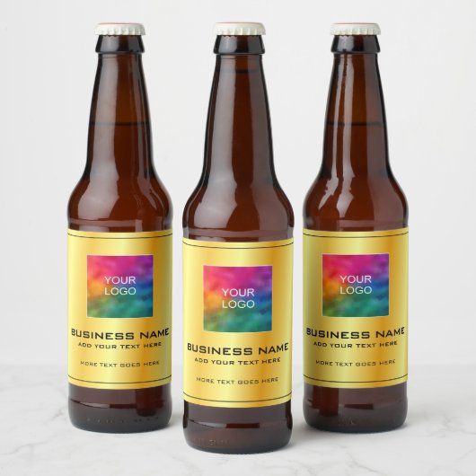 Das Logo des Unternehmens für die individuelle Unt Bierflaschenetikett (Flaschen)