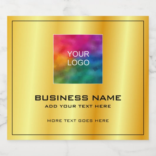 Das Logo des Unternehmens für die individuelle Unt Bierflaschenetikett (Einzelnes Label)