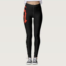 Das Logo-Druck-Leggings der Frauen Leggings
