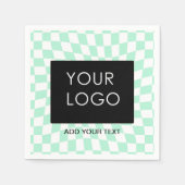 Das Logo für das benutzerdefinierbare Werbepräpara Serviette (Vorderseite)