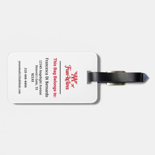 Das Logo für die Ehefrau des Pilotprogramms "OM fü Gepäckanhänger (Rückseite horizontal)