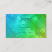 Das Logo für individuell anpassbare Hausreinigung  Visitenkarte (Rückseite)