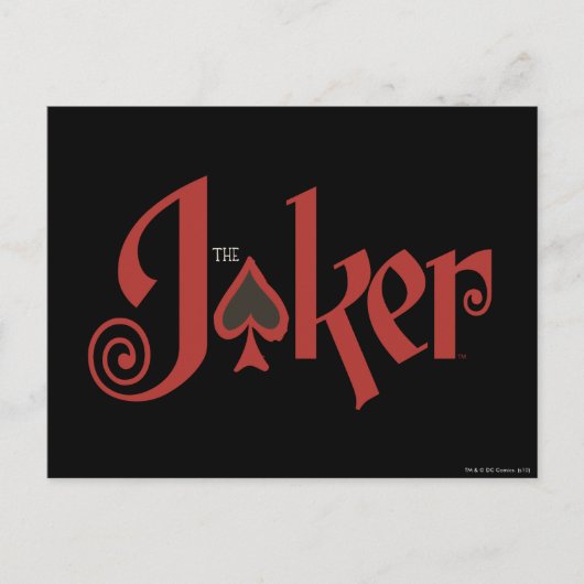 Das Logo "Joker spielen" Postkarte (Vorderseite)