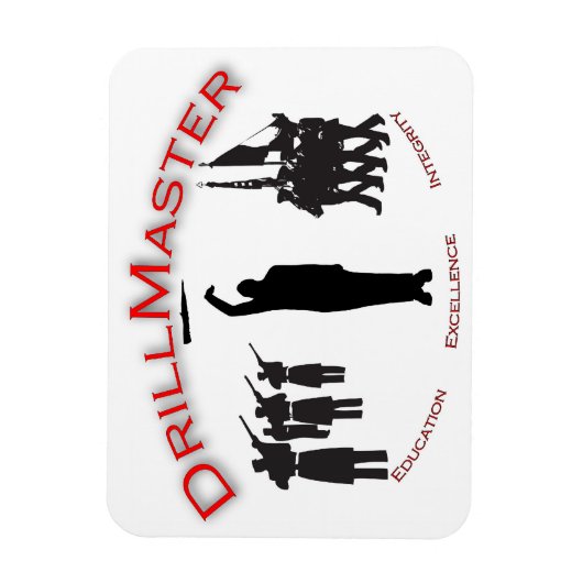 Das Logo-Magnet der DrillMaster-Kategorie Magnet (Vertikal)