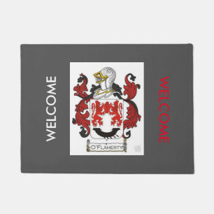 Das Logo O'Flaherty Clans Fußmatte