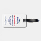 Das Logo "OM Spaß Ehefrauen" für den Gepäckanhänge Gepäckanhänger (Rückseite horizontal)