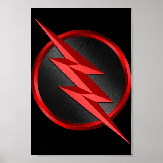 Das Logo-Poster für die Blitzbeleuchtung Poster