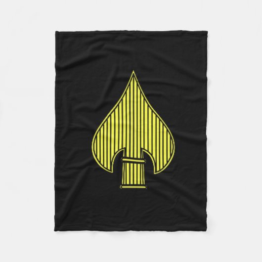 Das Logo "Special Operations Command" der USA Patr Fleecedecke (Vorderseite)