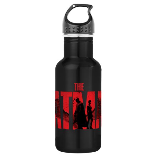 Das Logo von Batman & Catwoman Edelstahlflasche (Vorderseite)