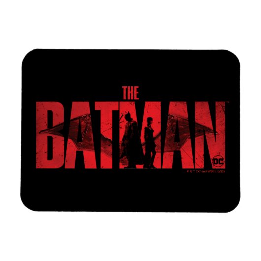 Das Logo von Batman & Catwoman Magnet (Horizontal)