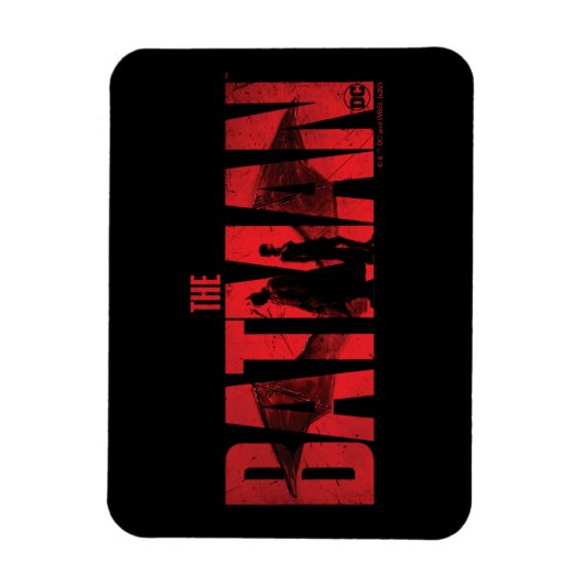 Das Logo von Batman & Catwoman Magnet (Vertikal)