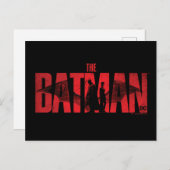 Das Logo von Batman & Catwoman Postkarte (Vorne/Hinten)