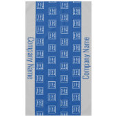 Das Logo von Business Blue und Grau Tischdecke (Vorderseite)