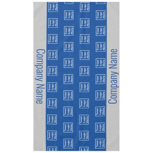 Das Logo von Business Blue und Grau Tischdecke (Vorderseite)