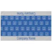 Das Logo von Business Blue und Grau Tischdecke (Vorderseite (Horizontal))