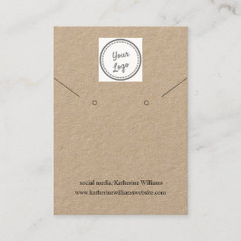 Das Logo von Kraft Paper Earring & Necklace Visitenkarte