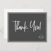 Das Logo von Simple Grey White Company wurde spezi Postkarte (Vorne/Hinten)