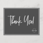 Das Logo von Simple Grey White Company wurde spezi Postkarte (Vorderseite)