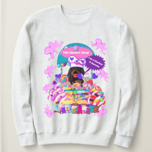 Das Lollipop & Candy Shop Ladys Sweatshirt