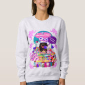 Das Lollipop & Candy Shop Ladys Sweatshirt (Vorderseite)