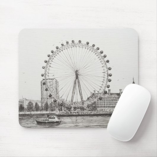 Das London-Auge 30/10/2006 Mousepad (Mit Mouse)