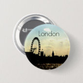 Das London-Augen-Abzeichen Button (Vorne & Hinten)
