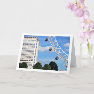 Das London Eye, London, England Karte
