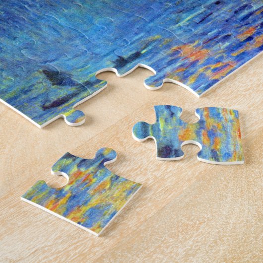 Das Londoner Parlament im Winter von Claude Monet Puzzle (Seite)