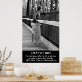 Das Longboard-Ausdauerangebot Poster (Küche)