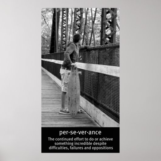 Das Longboard-Ausdauerangebot Poster (Vorne)