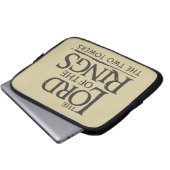 DAS LORD DER RINGS gestapelte Logo Laptopschutzhülle (Vorne Knopf)